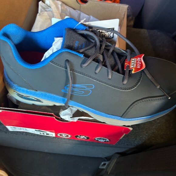 SKETCHERS  BEAU WORKSHOE , NAVY, SIZE 11.5 - Picture 1 of 5